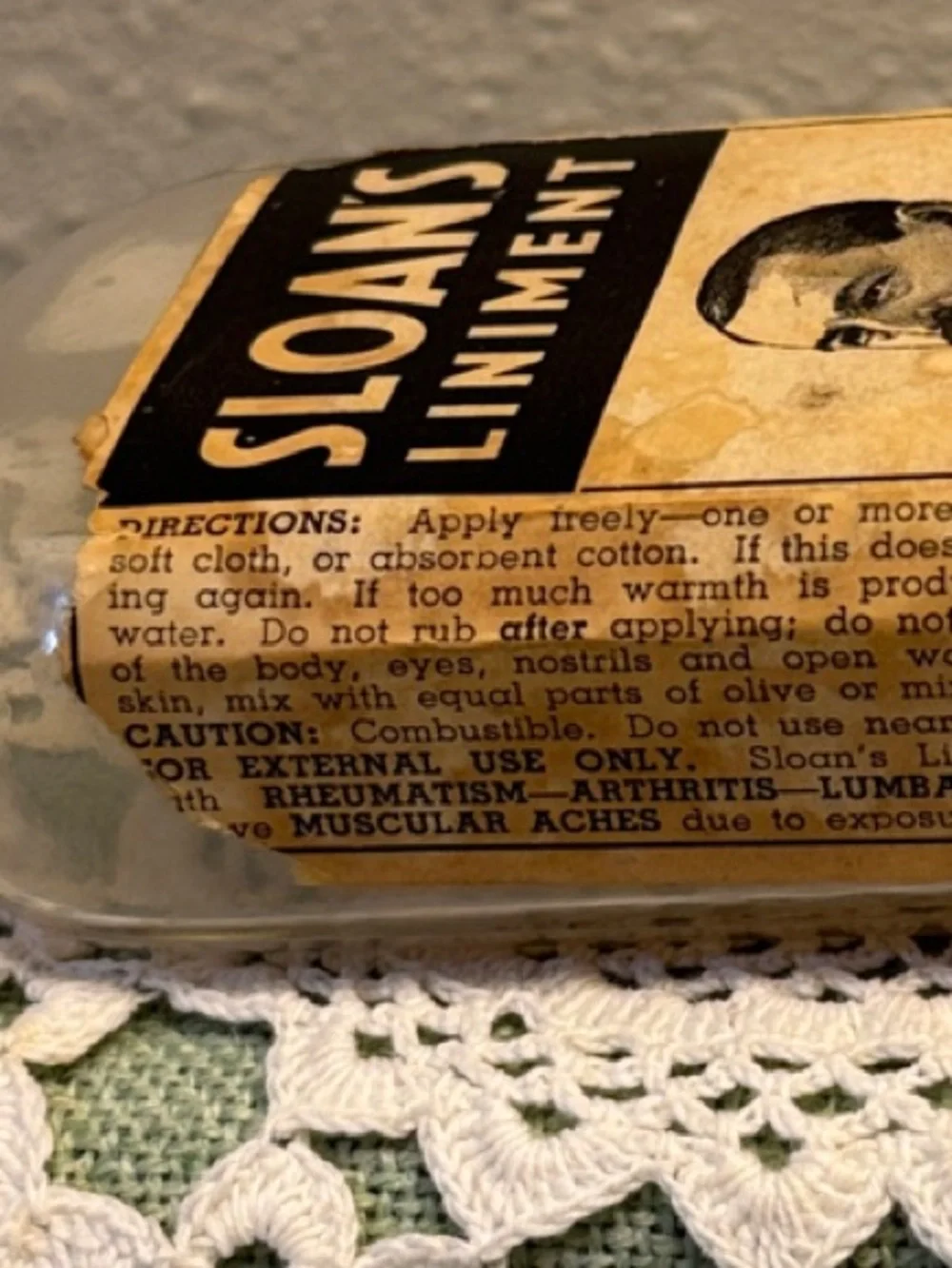 Sloan’s Liniment Bottle
